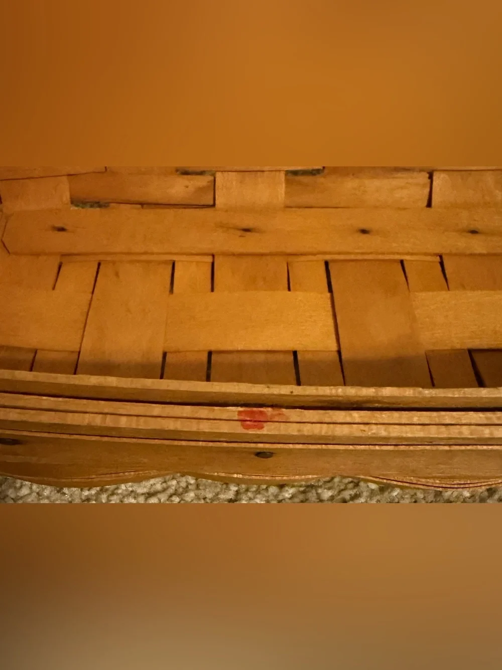 Longaberger Rectangle Basket & Liner